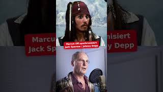 Marcus Off synchronisiert Jack Sparrow Johnny Depp in quotFluch der Karibikquot [upl. by Swan635]