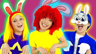 Hop Little Bunnies Hop  Dance Party  Nursery Rhymes amp Kids Songs  Bunny Boom [upl. by Rodnas]