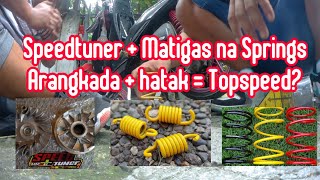 Speedtuner 1500 RPM springs  flyball  ultimate setup  Honda beat Fi V2 [upl. by Ytoc]