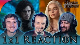 Game Of Thrones 1x1 Reaction quotWinter Is Comingquot [upl. by Seidule]