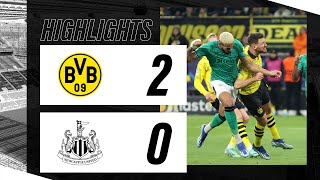 Borussia Dortmund 2 Newcastle United 0  UEFA Champions League Highlights [upl. by Krishna]