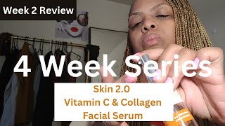 Skin 20 Vitamin C amp Collagen Facial Serum Week 2 Review  Selenayvettet [upl. by Daraj828]