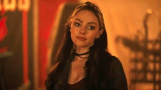 Legacies 4x11 Vampire Lizzie and Tribrid Hope Brutally Kill a Vampire [upl. by Leilamag]