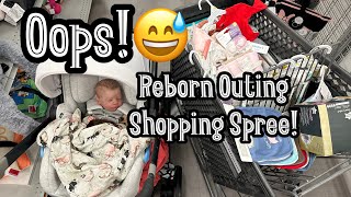 Reborn Baby Outing Shopping At Burlington That Wasn’t Supposed To Happen [upl. by Shields]