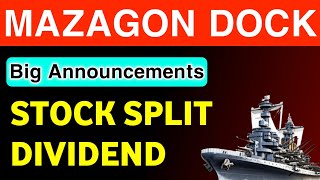 Mazagon Dock Share Latest News 🔥 Mazagon Dock Share Split News 🔥 Dividend [upl. by Corie]