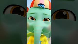 Ek Hathi Ko Aya Bukhar एक हाथी को आया बुखार shorts hindirhymes elephantissick shortvideo [upl. by Enilecram836]