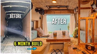 Van Conversion StepbyStep DIY  Van Build Timelapse [upl. by Solorac]