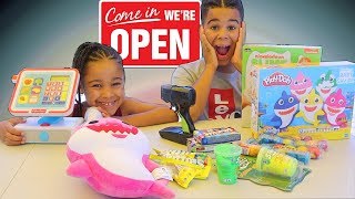 Kids Pretend Play Toy Store  FamousTubeKIDS [upl. by Seraphina]