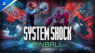 Pinball M  System Shock Pinball  Launch Trailer  PS5 amp PS4 Games [upl. by Letnwahs809]