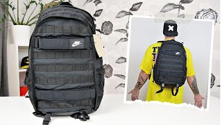 UnboxingReviewing The Nike Sportswear RPM Backpack On Body [upl. by Goldfinch]