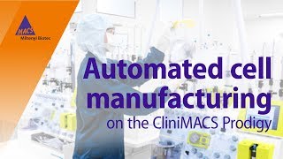 Automated cell manufacturing on the CliniMACS Prodigy [upl. by Elnar480]