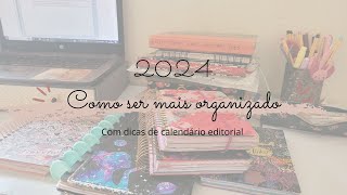 Bullet journal  Organização anual mensal e calendário editorial [upl. by Lulu982]