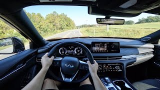 2024 Infiniti QX60 Autograph AWD  POV Walkaround and Test Drive ASMR [upl. by Acimat916]