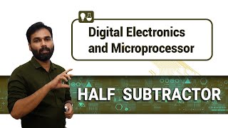 Half Subtractor  Combinational Logical Circuit  Digital Electronics and Microprocessor  Malayalam [upl. by Ainnet]