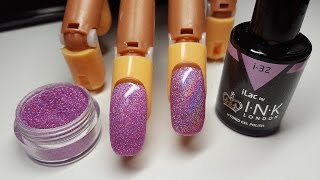 Applying Glitter To Gel Polish  Three Easy Techniques [upl. by Torrey351]