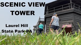 Scenic Overlook Tower at Laurel Hill State Park PA [upl. by Kelcie]