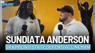 2023 Grambling State Spring Game Sundiata Anderson Grambling State DL Interview  The Bluebloods [upl. by Nels]