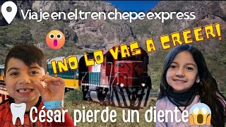 ¡Increíble Aventura en el Tren Chepe 🚂 ¡César pierde un diente en el viaje 😲🦷 [upl. by Enitsrik]