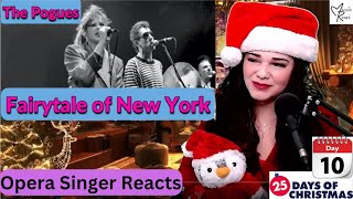 Opera Singer Reacts to The Pogues  Fairytale Of New York [upl. by Einaffit]