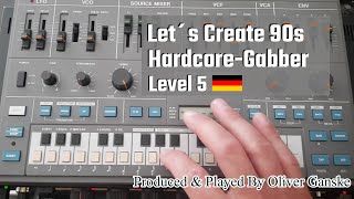 Let´s Create 90s Hardcore amp Gabber 💀 German Hardest 🇩🇪 Techno Level 5 💀 Live 💀 O S T c o r e [upl. by Ylesara]