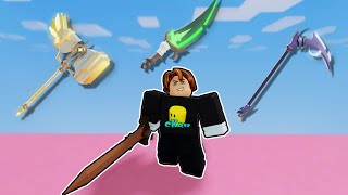 Winning with Every Forge Weapon Roblox Bedwars [upl. by Kenyon]