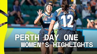 Great Britain STUN Australia  Perth HSBC SVNS Day One Womens Highlights [upl. by Rosario456]