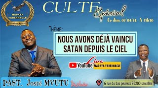 NOUS AVONS DEJA VAINCU SATAN DEPUIS LE CIEL  PAST JOSUE MVUTU [upl. by Ilke]