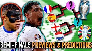 EURO 2024 SemiFinals PREDICTIONS amp Preview Who makes the FINAL [upl. by Margarethe894]