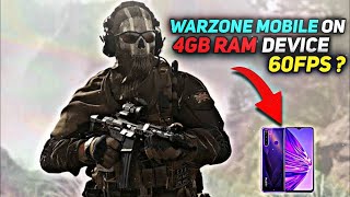 WARZONE MOBILE AFTER UPDATE ANDROID 4GB RAM LOW END DEVICE MAX GRAPHICS GAMEPLAY [upl. by Nauq]