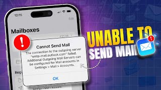 Fix Unable to Send Email on iPhone  Solve Mail Cannot Send Issue on iPhone [upl. by Robins]