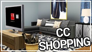 Sims 3 Custom Content Shopping 8 HUGE HOME DECOR HAUL  FACECAM [upl. by Noak]