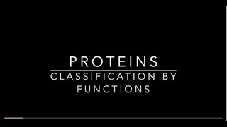 Protein Functions [upl. by Seraphim811]