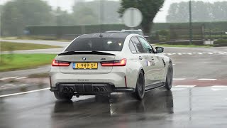 BMW M3 G80 Competition with R44 Performance Exhaust  Start Up Loud Revs Crackles Accelerations [upl. by Anura883]