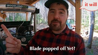 Stop Your Sawmill Blade from Falling Off [upl. by Omrellig]