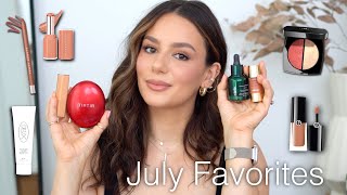 JULY FAVORITES Most Used Products Application  Review  Tania B Wells [upl. by Bathsheeb532]