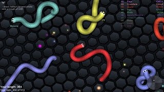 Slitherio Gameplay [upl. by Courtney488]