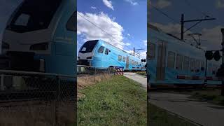 NS STADLER FLIRT 3 TREIN Valleilijn in slow motion [upl. by Palestine]