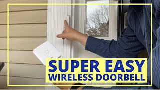 I Installed the Avantek Mini Wireless Doorbell in Less Than 5 Minutes Review and Chimes [upl. by Keligot]