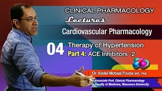 Cardiovascular Pharmacology Ar  04  ACEIs Part2 [upl. by Haimirej]