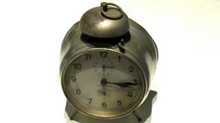 Old Alarm Clock Sound  Ringing  Made in Germany 1920s  30s [upl. by Lenora680]