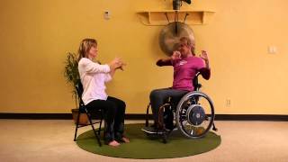 Mini Adaptive Chair Yoga Class for People in Wheelchairs with Sherry Zak Morris and Tami Ridley [upl. by Jaeger674]