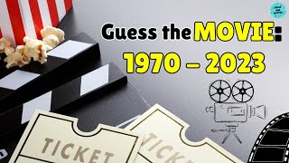 Guess the MOVIE One Film per Year from 1970 to 2023 🎬🍿 TriviaQuizChallenge [upl. by Otecina800]