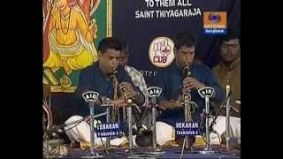 Mannargudy MSKSankaranarayanan Bros Nadaswaram 165th Thyagaraja Aradhana Courtesy Podhigai TV [upl. by Yuzik329]