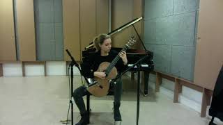 Violaine Sananes plays Prelude and Fugue Bach suite 997 [upl. by Yeh]