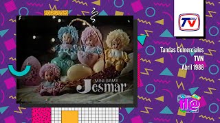 Tandas Comerciales TVN Abril 1988 [upl. by Yrovi967]