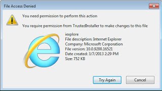 Tutorial Regain TrustedInstaller Permissions [upl. by Bunce713]