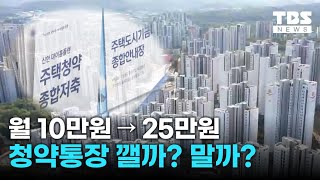 청약통장 납입 인정액월 25만원 상향 논란  청약통장 25만원 [upl. by Eicarg900]