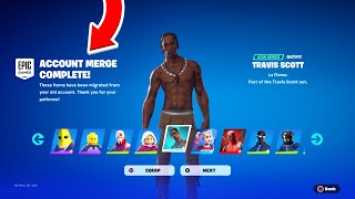 HOW TO MERGE FORTNITE ACCOUNTS 2024 [upl. by Ees]