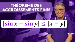 Théorème des accroissements finis TAF  Ex1 [upl. by Llerud]