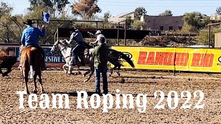 Team Roping 2022  Rancho Rio Arena in Wickenburg Arizona  Travel Arizona 2022 [upl. by Eralc]